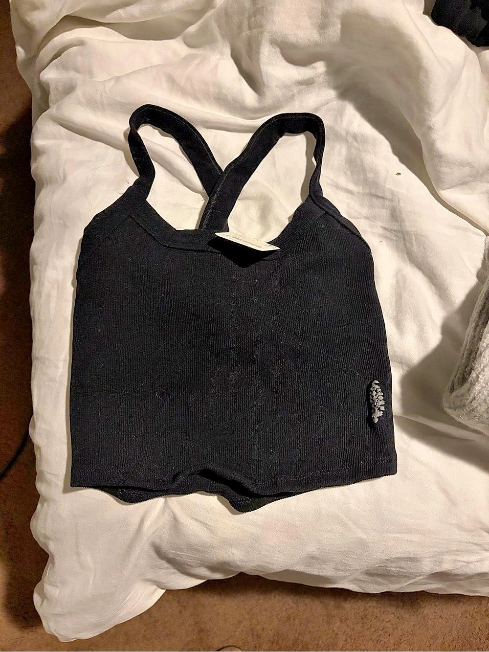 FP Movement All Clear Solid Black Cami size XS/S NWT